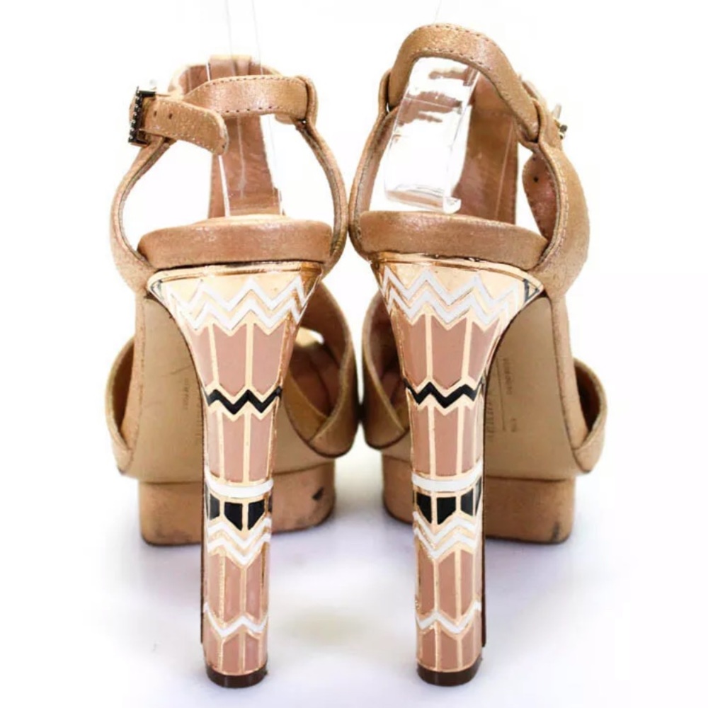 Ivy Kirzhner Casper T Strap Platform Heels 6.5